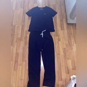 Women’s Figs Dark Purple Jam Set